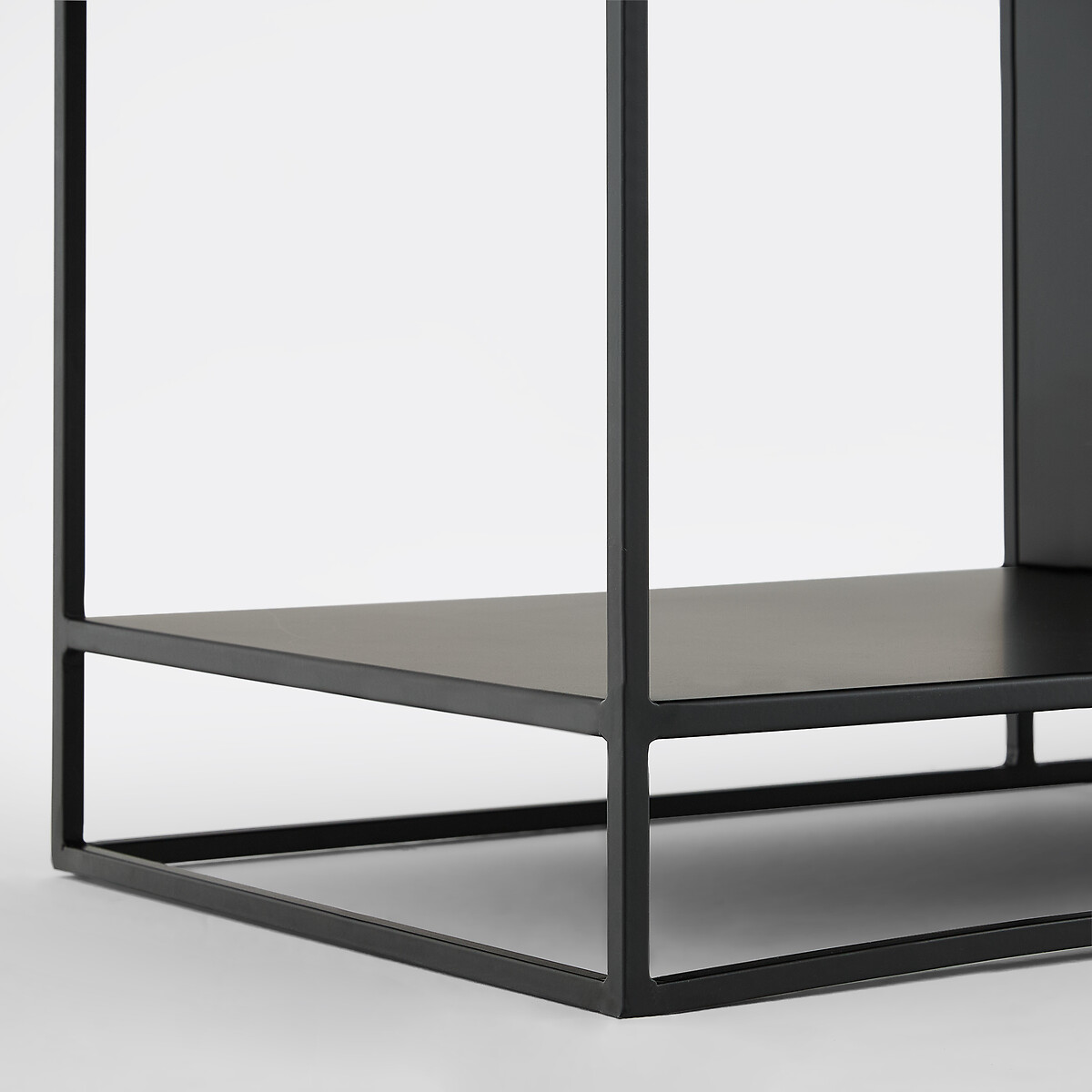 Meuble TV en métal acier, largeur 120 cm, MIVA noir, LA REDOUTE INTERIEURS