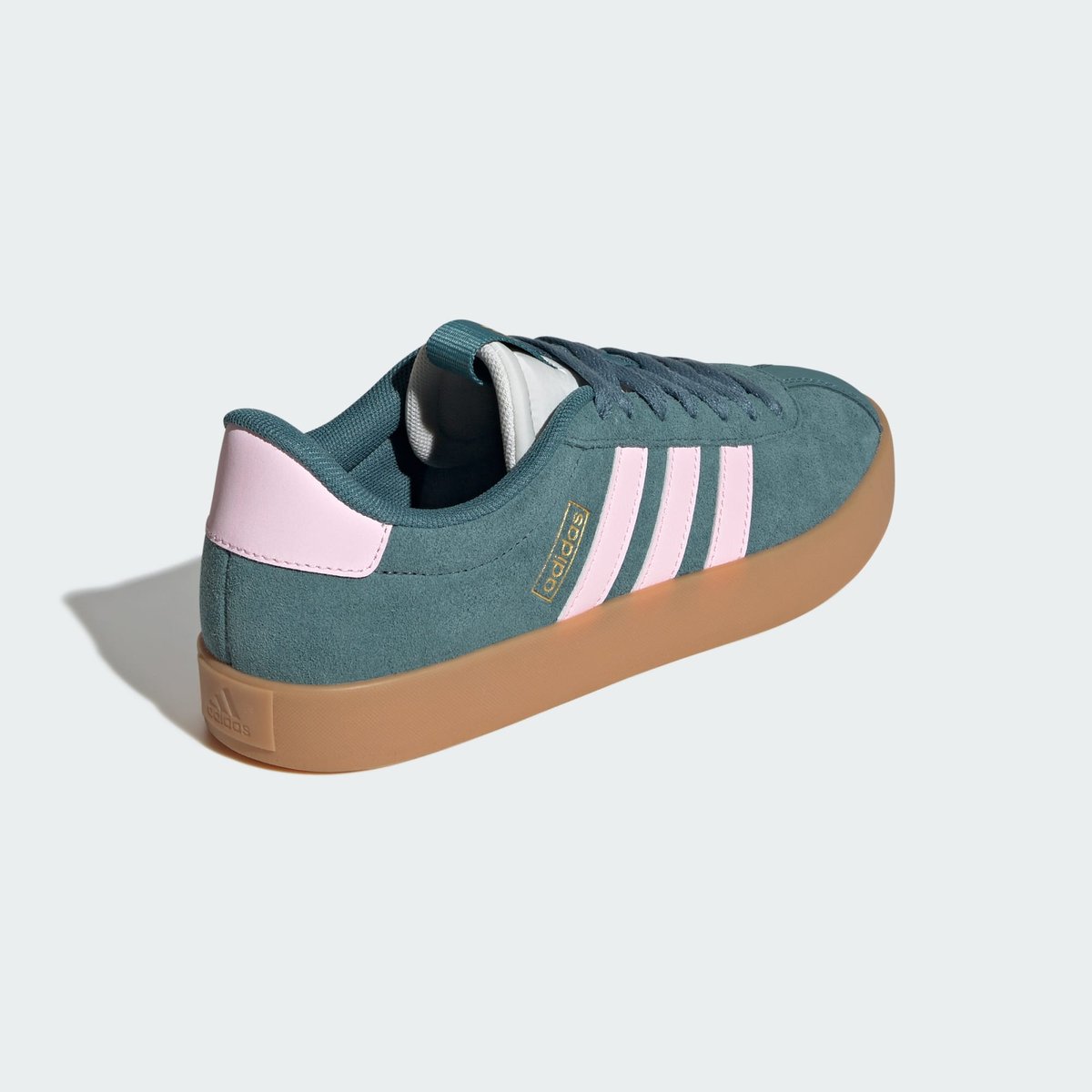 Baskets VL Court 3.0 vert/rose, ADIDAS SPORTSWEAR