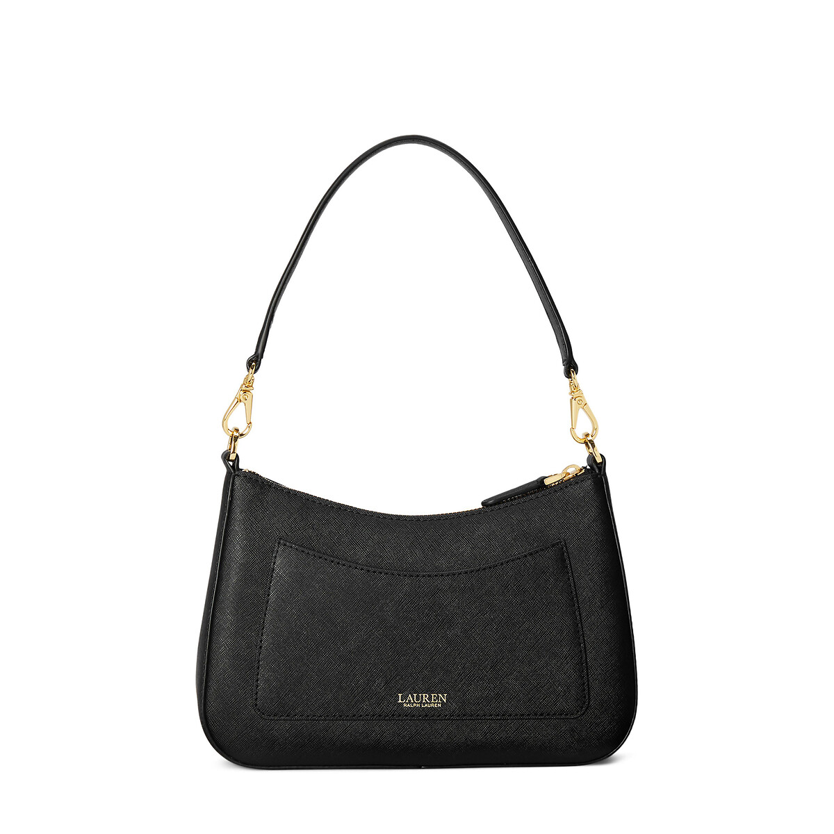 Sac à main en cuir noir, LAUREN RALPH LAUREN