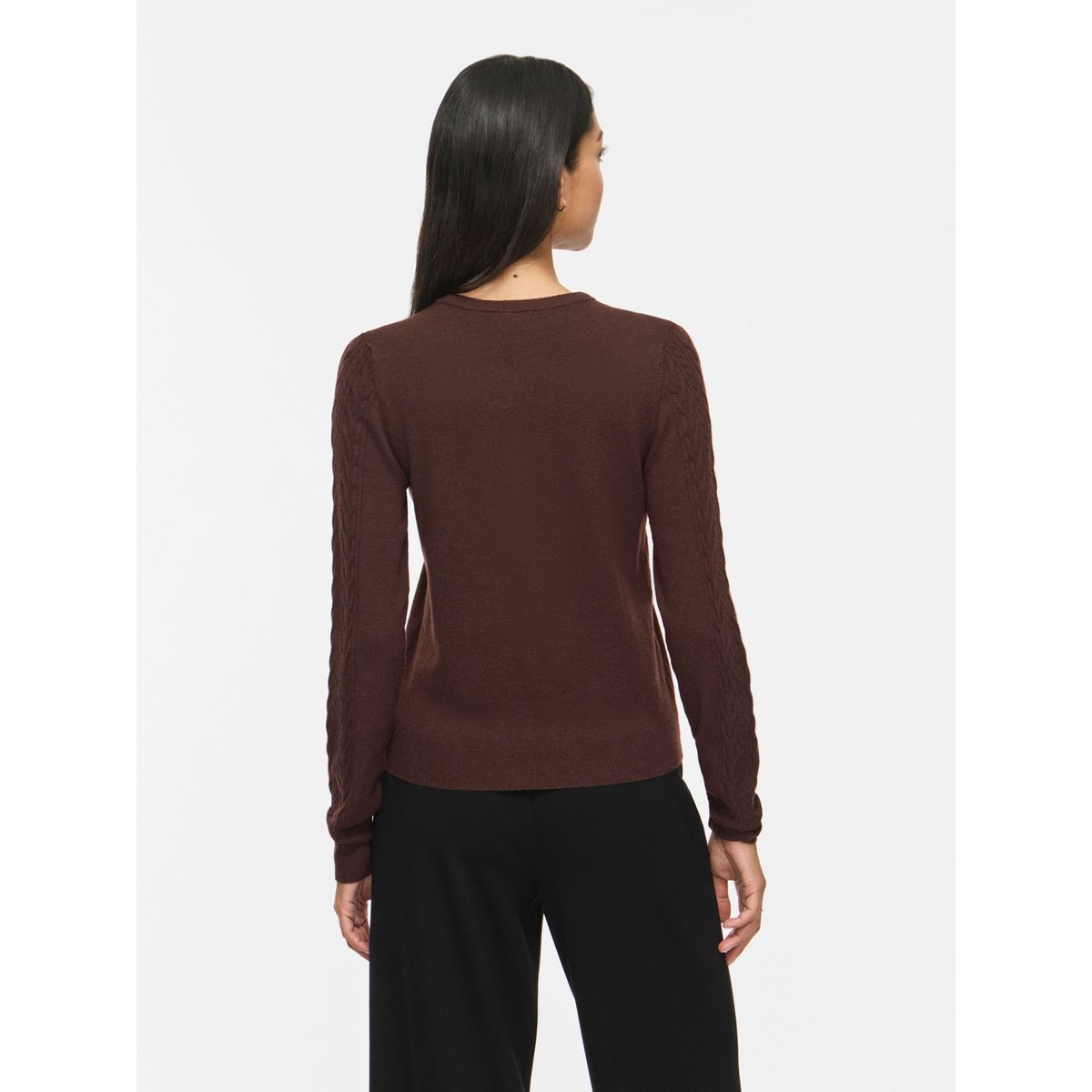 Cardigan En Maille marron - coffee bean1, VILA