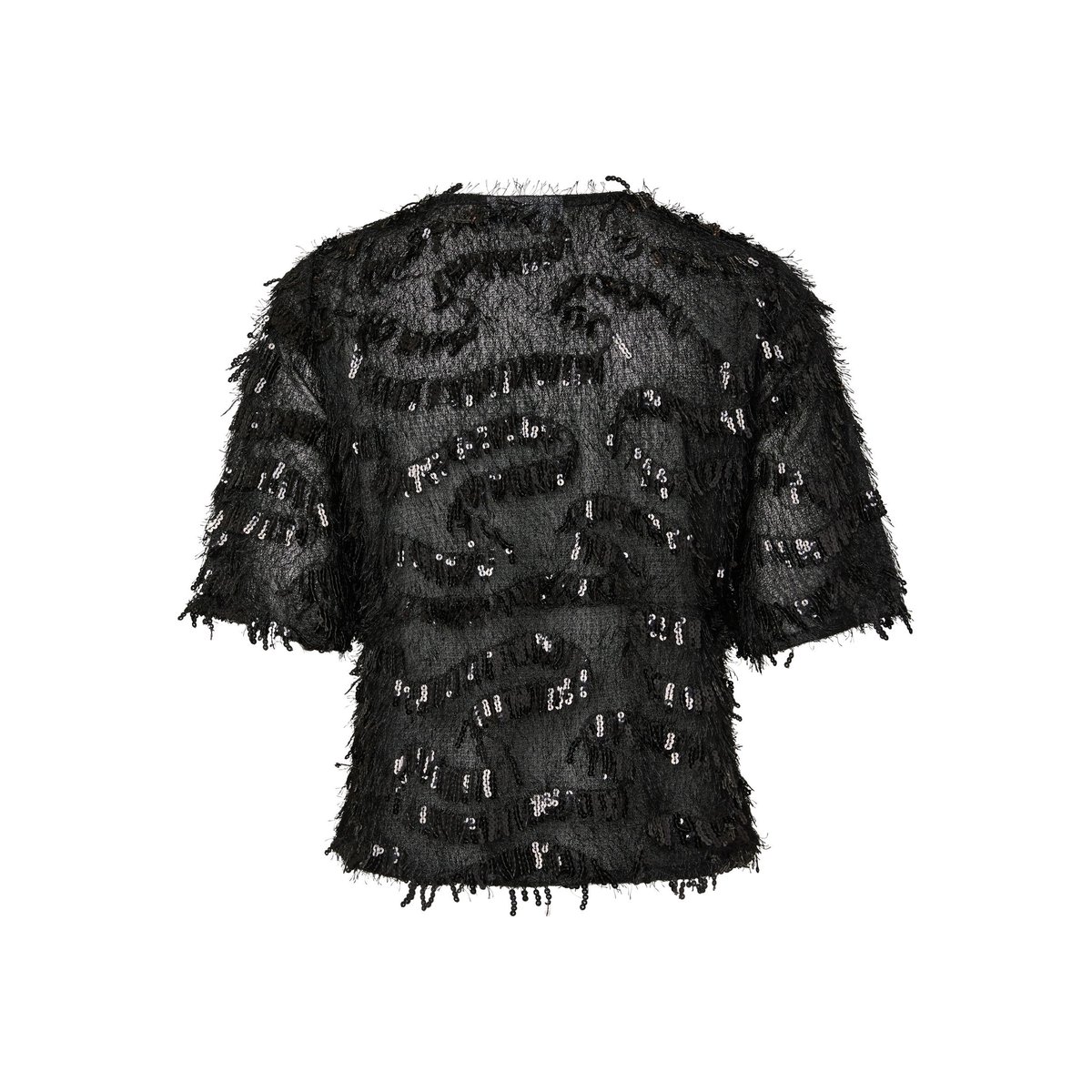 Top À Manches Courtes noir - black1, PIECES