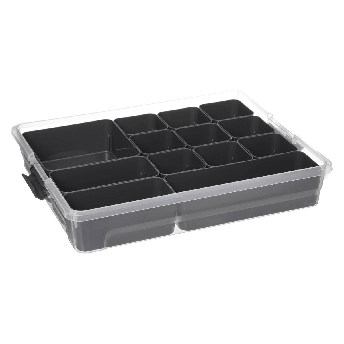 Boîte compartimentée 4,8L SAMBA transparent, 5FIVE SIMPLY SMART