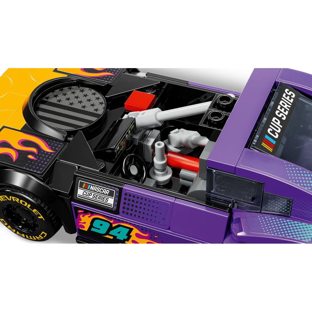 LEGO 76935 - Voiture de Course NASCAR Chevrolet Camaro ZL1 multicolore, LEGO