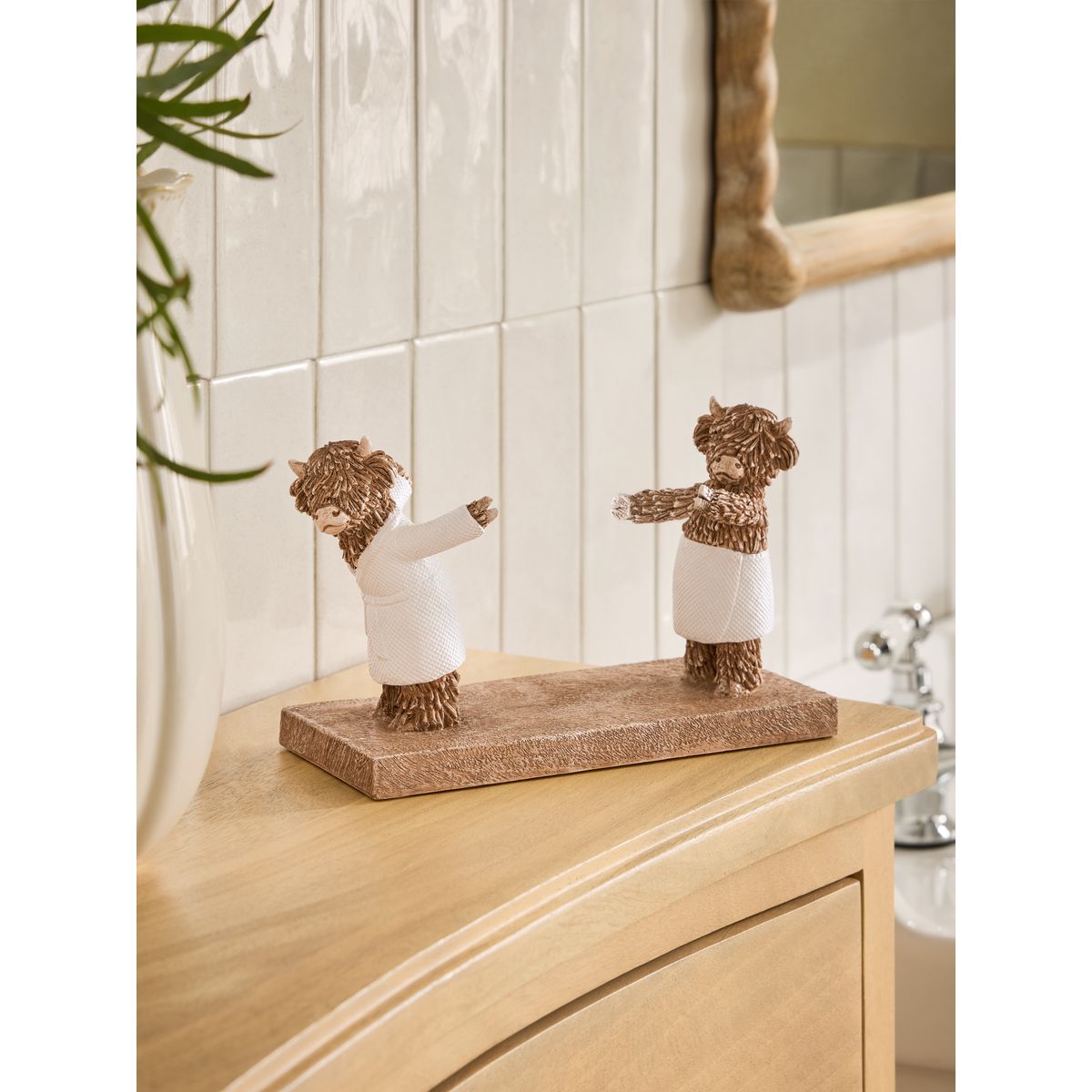 Porte-rouleau de papier toilette hamish naturel, NEXT