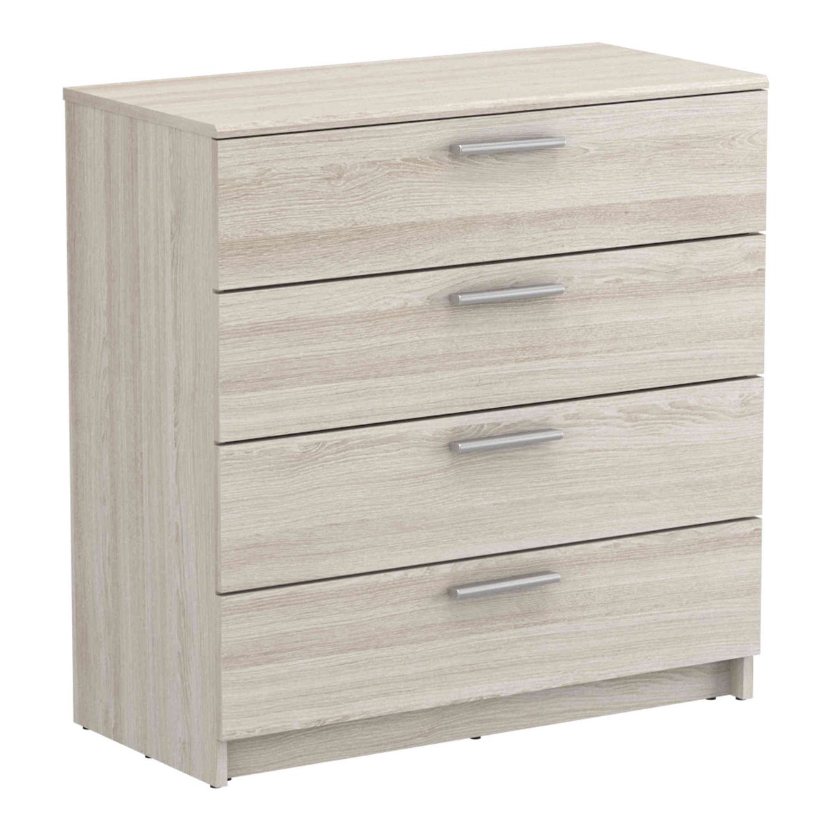 Commode 4 tiroirs bois clair, TERRE DE NUIT
