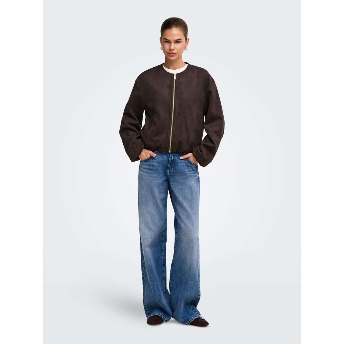 Veste Bomber marron - chocolate torte 1, ONLY