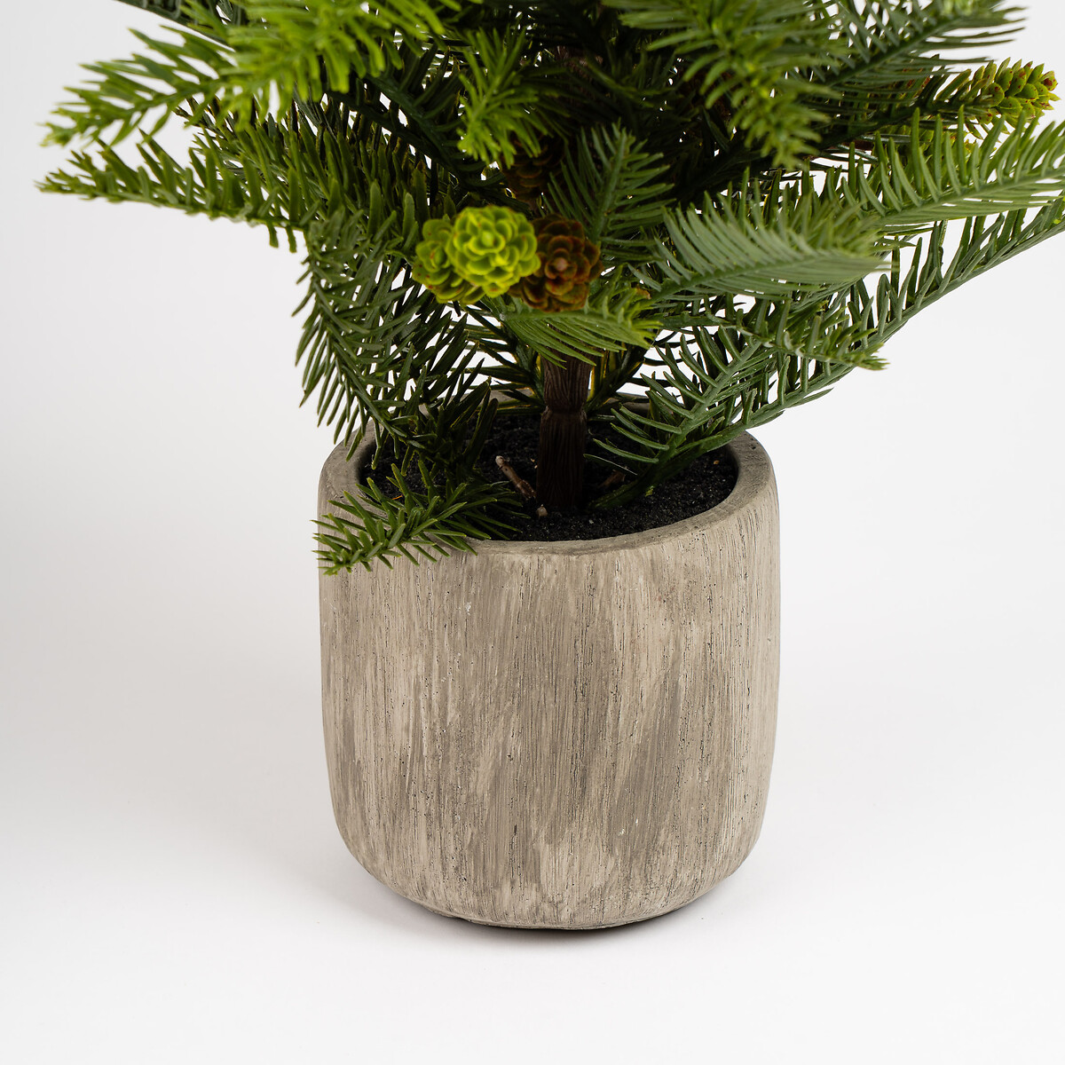 61cm Christmas Pine Tree in Cement Pot green, SO'HOME
