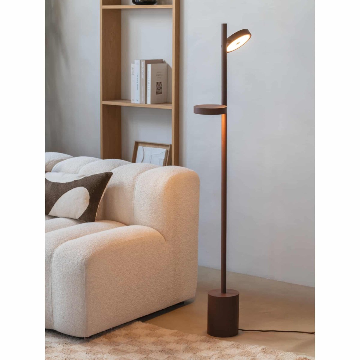 Lampadaire Bois OKINAWA marron, GOOD & MOJO