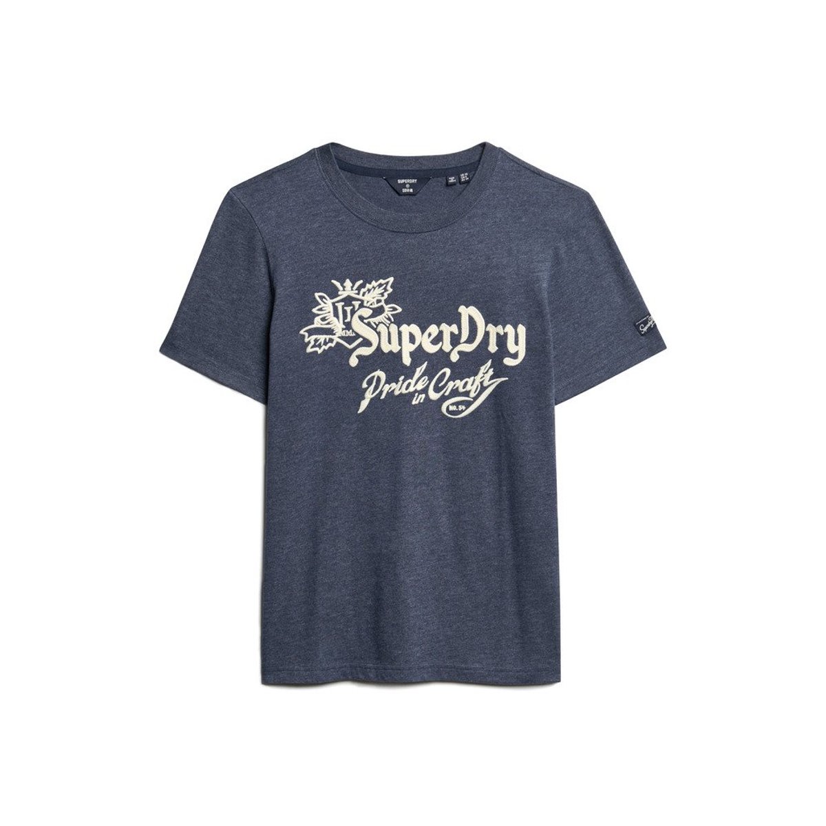 T-shirt Pride In Craft Vintage bleu marine chiné, SUPERDRY
