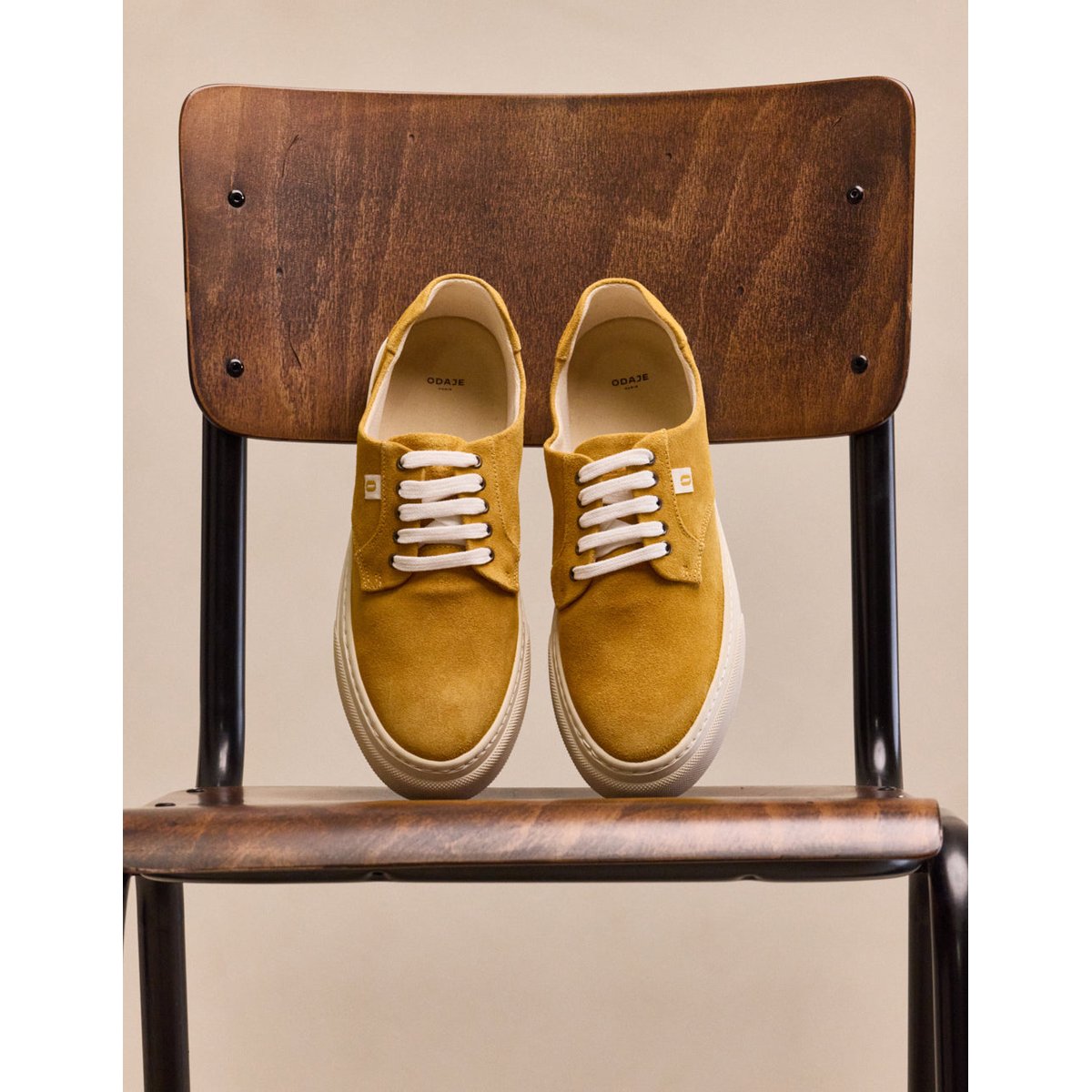 Baskets basses ALEXANDRE ocre, ODAJE