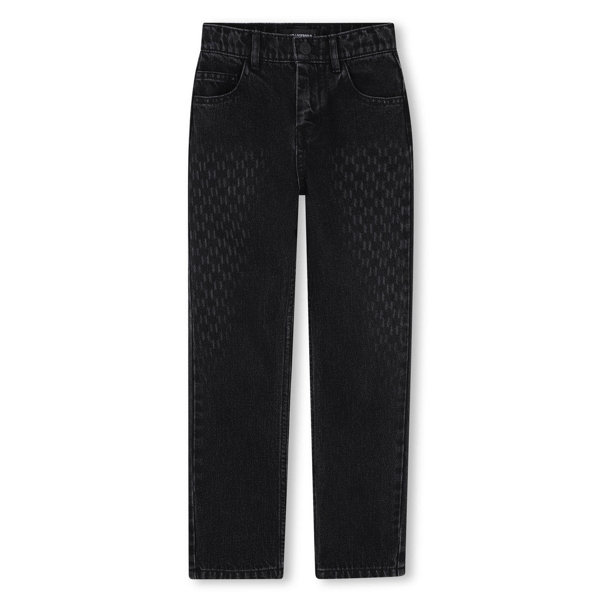 Pantalon en denim black, KARL LAGERFELD KIDS
