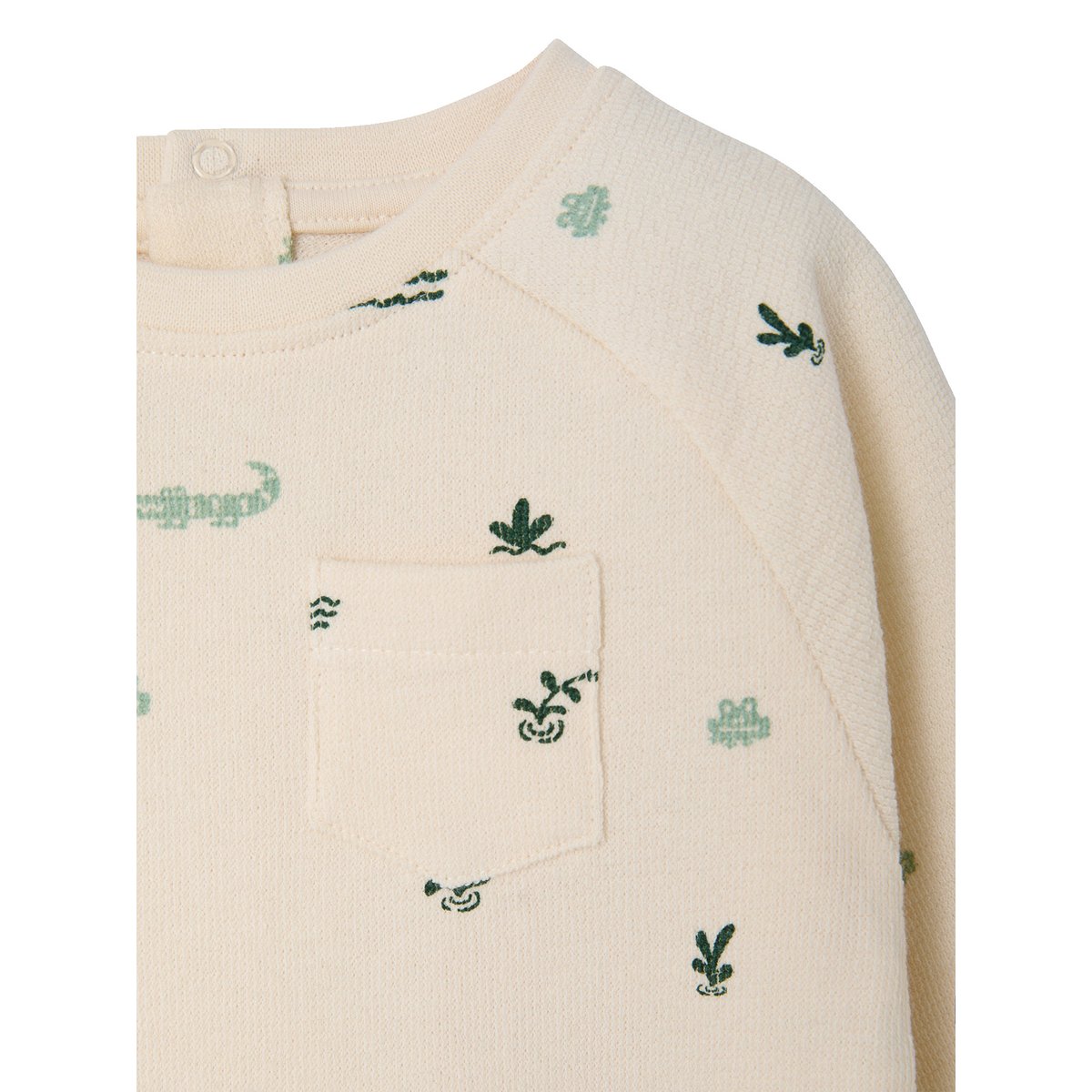 T-shirt manches longues vanille, VERTBAUDET