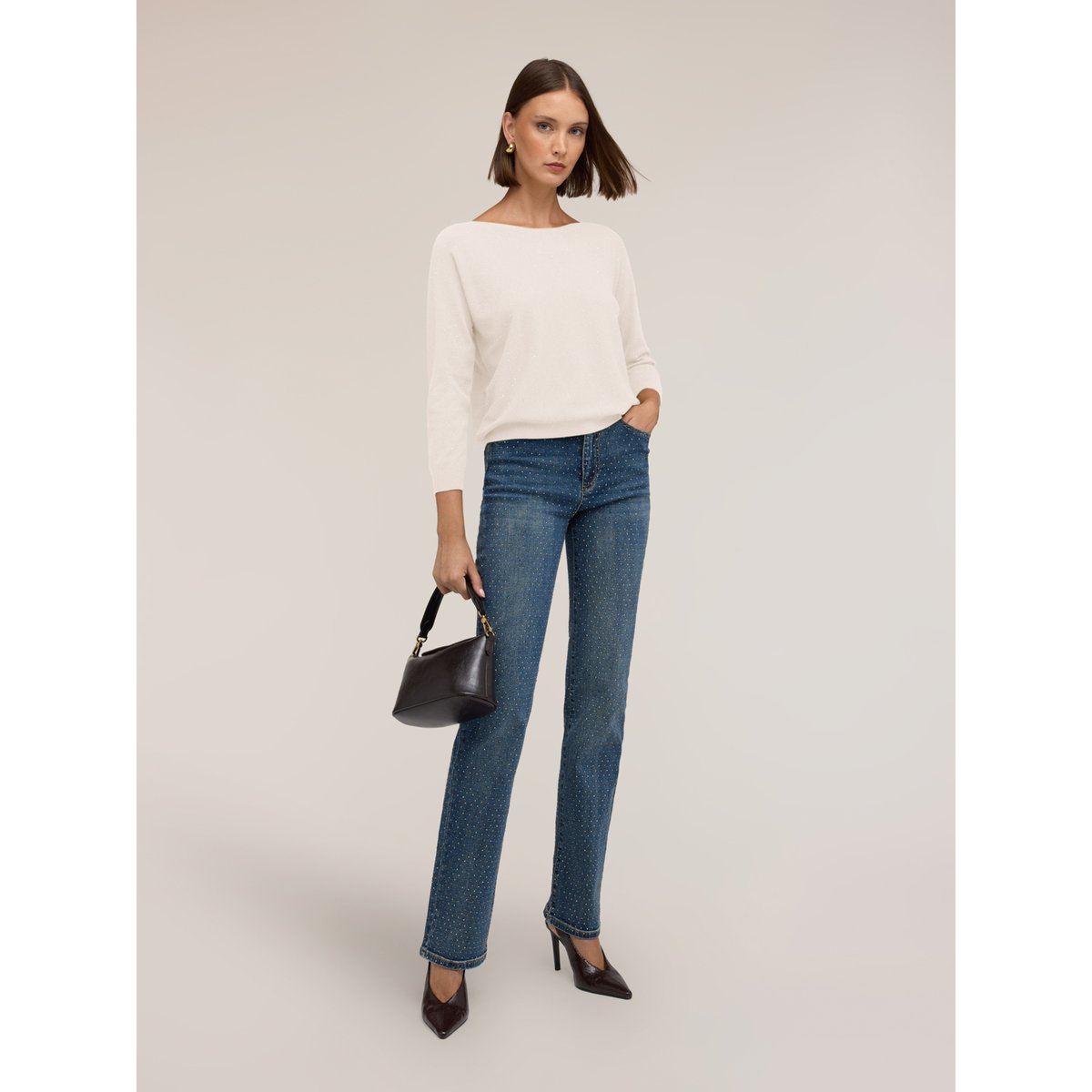 Kimono à paillettes blanc, MOTIVI