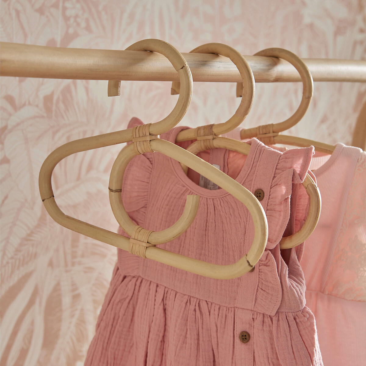 Aria Rattan Clothes Rail beige, CUDDLECO
