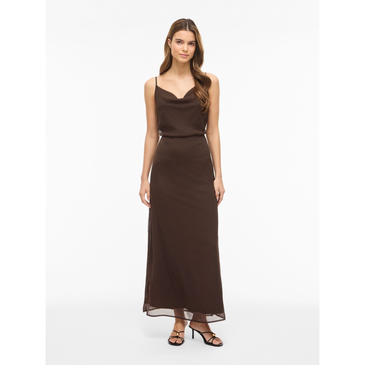 Robe D’occasion marron - coffee bean1, VILA