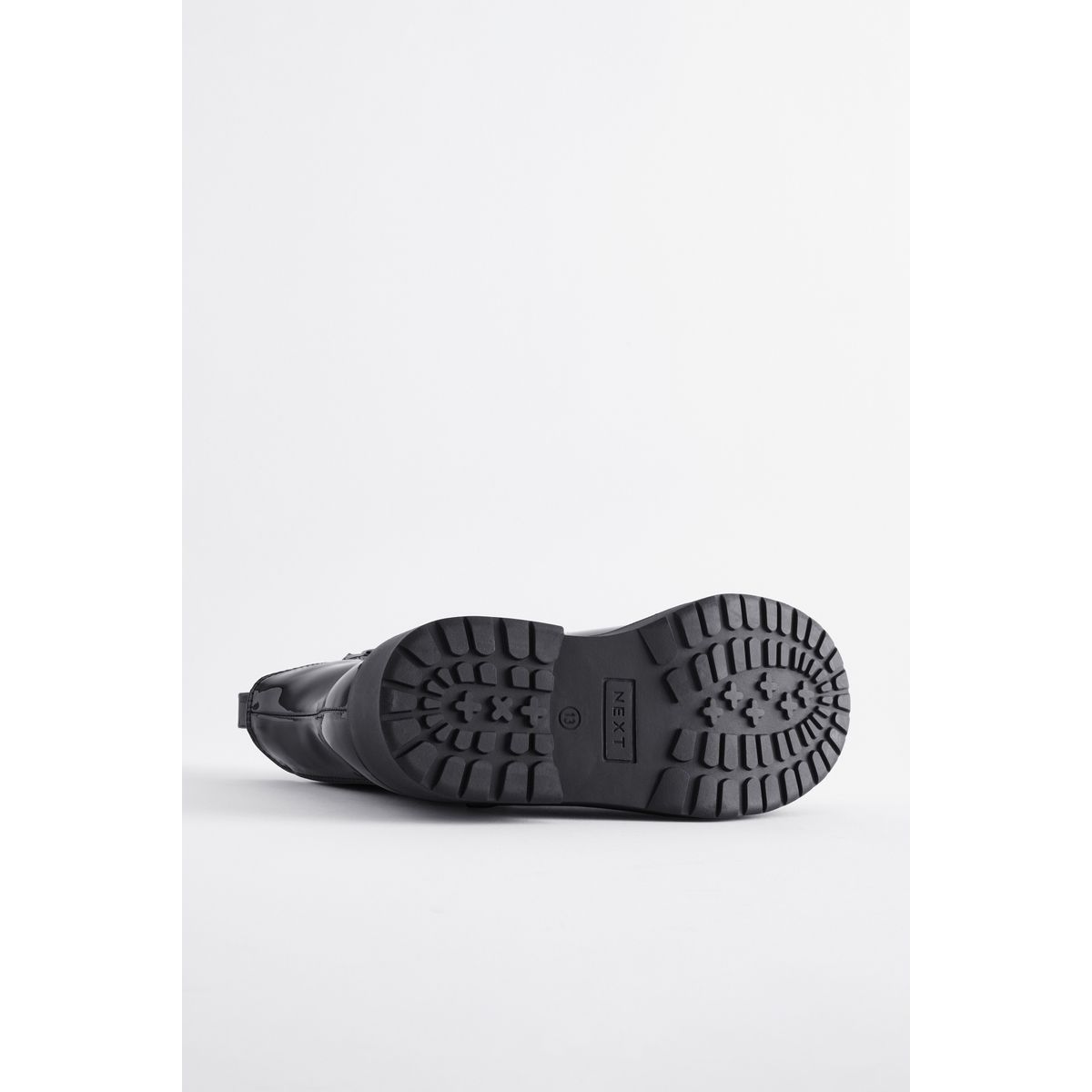 Grosses bottines chelsea coupe classique noir, NEXT