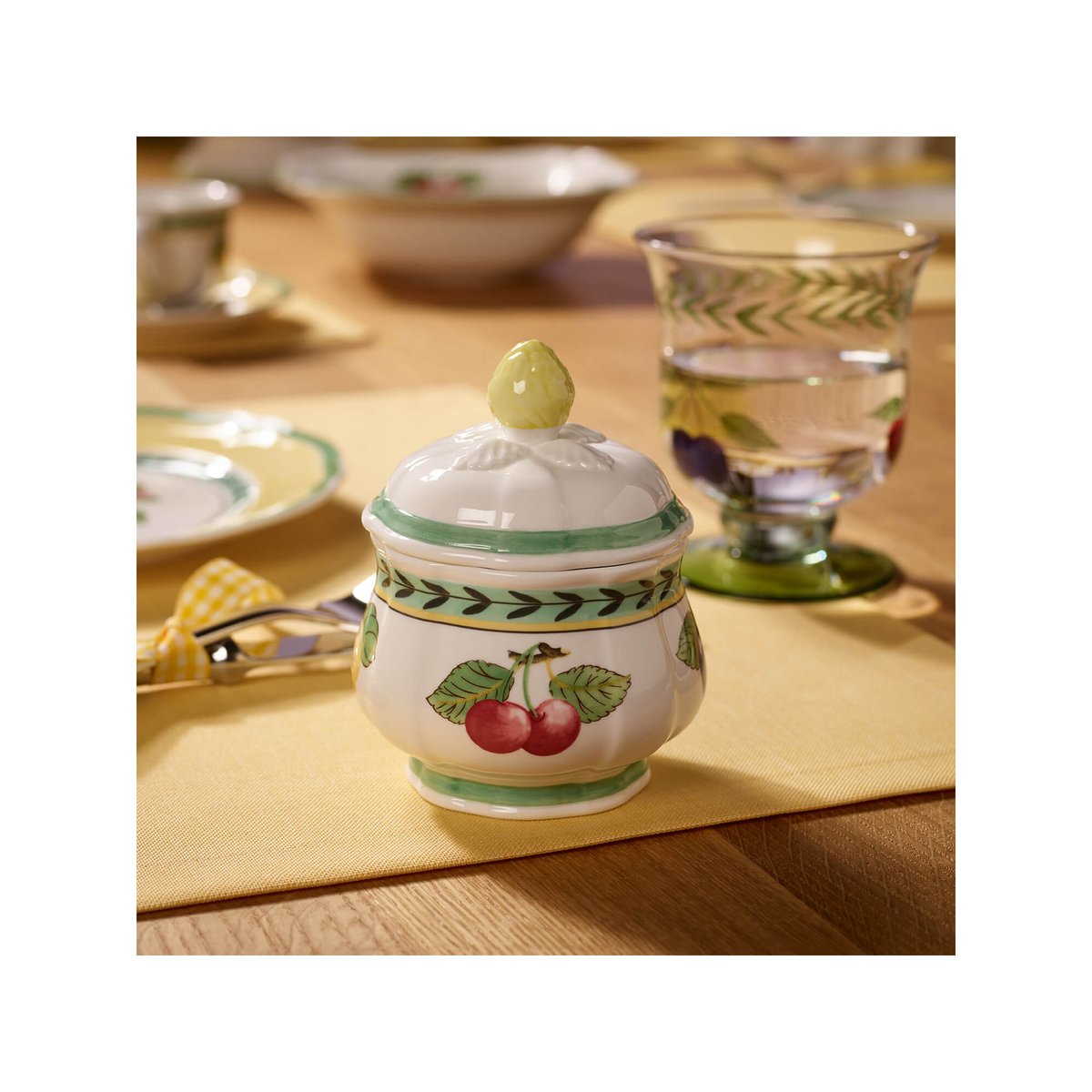 Sucrier 6 Pers. FRENCH GARDEN multicolore, VILLEROY & BOCH