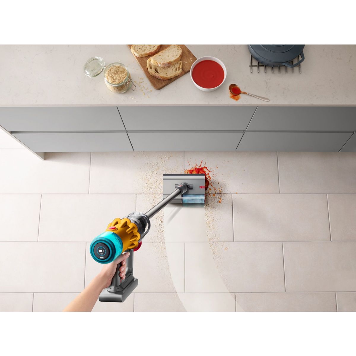 Aspirateur balai V12s Detect Submarine couleur unique, DYSON
