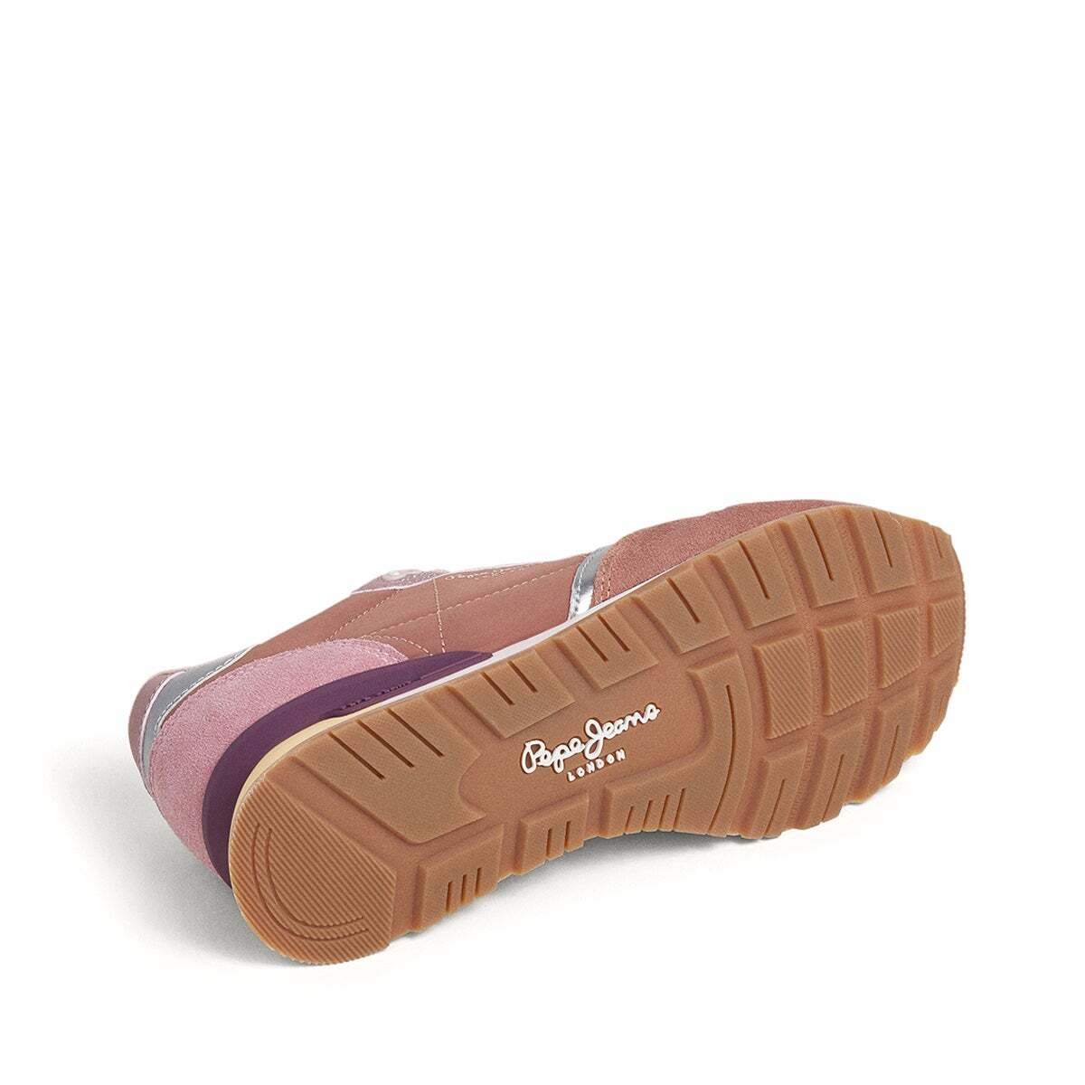 Baskets De Course D'inspiration Rétro- Brit brun pigmenté, PEPE JEANS
