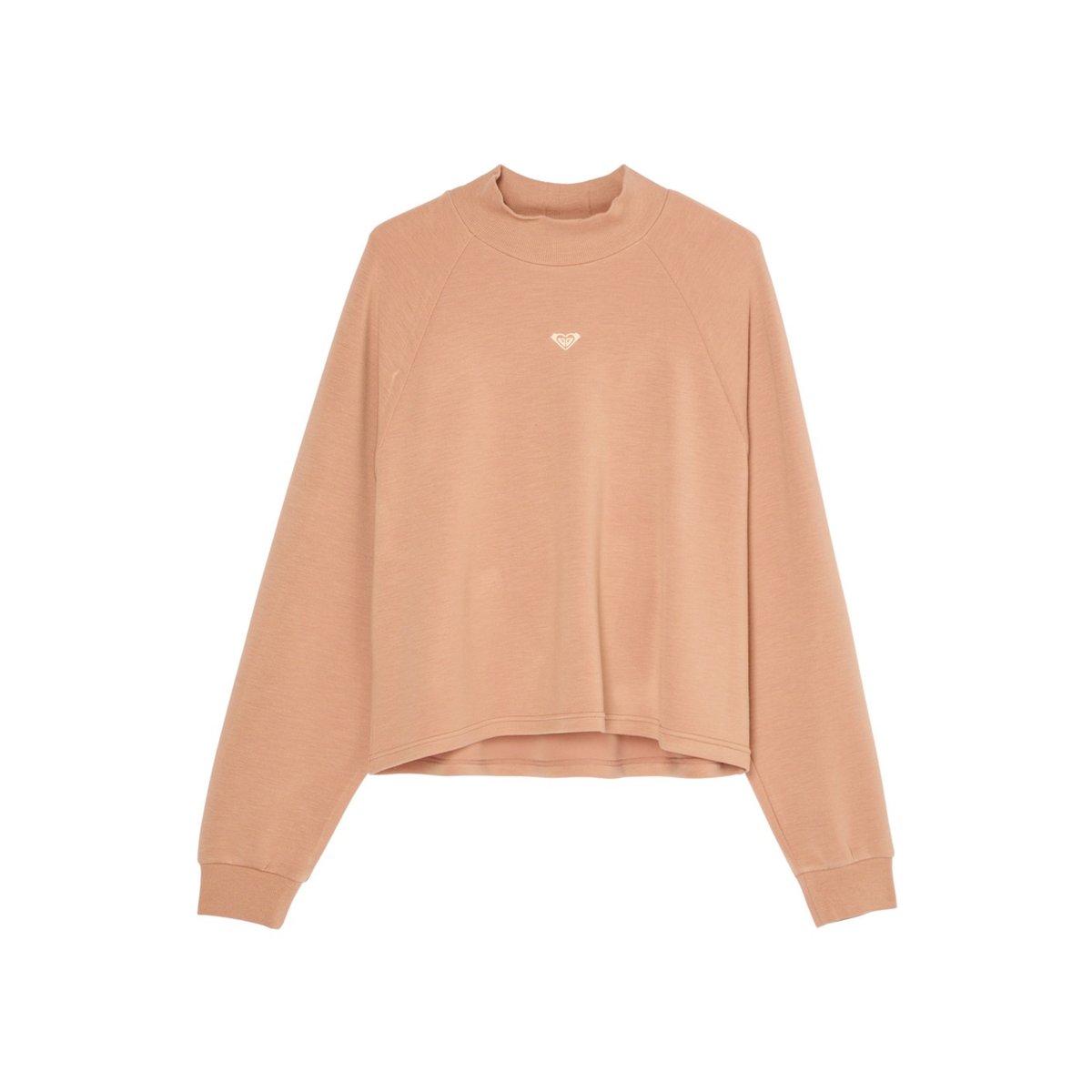 Sweatshirt de sport RISE & VIBE SWEET HIGH NECK. marron cafe au lait, ROXY
