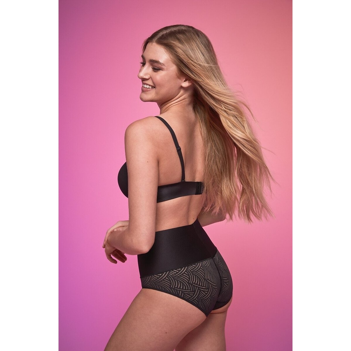 Tailored & Lace Full Shaping Knickers black, MAIDENFORM