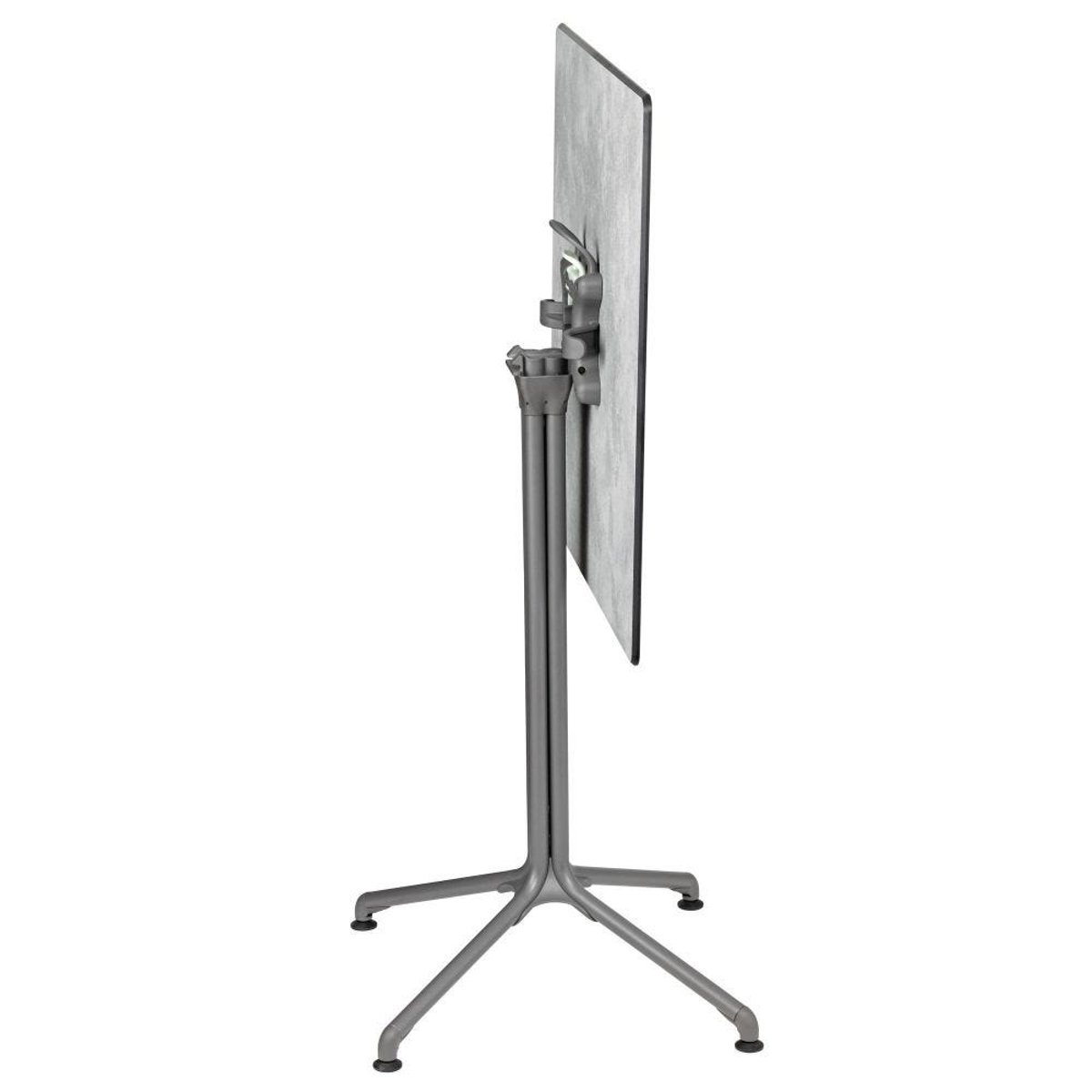 Table de repas carré 2/4 places hauteur mi-haut - HORIZON ciment, LAFUMA MOBILIER