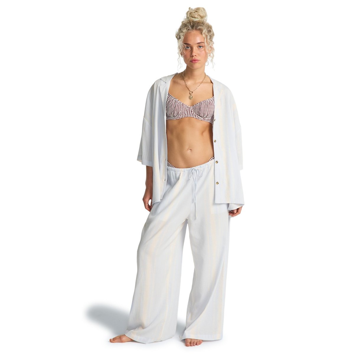 Chemise manches courtes BEACH SIDE bleu mist blue, BILLABONG