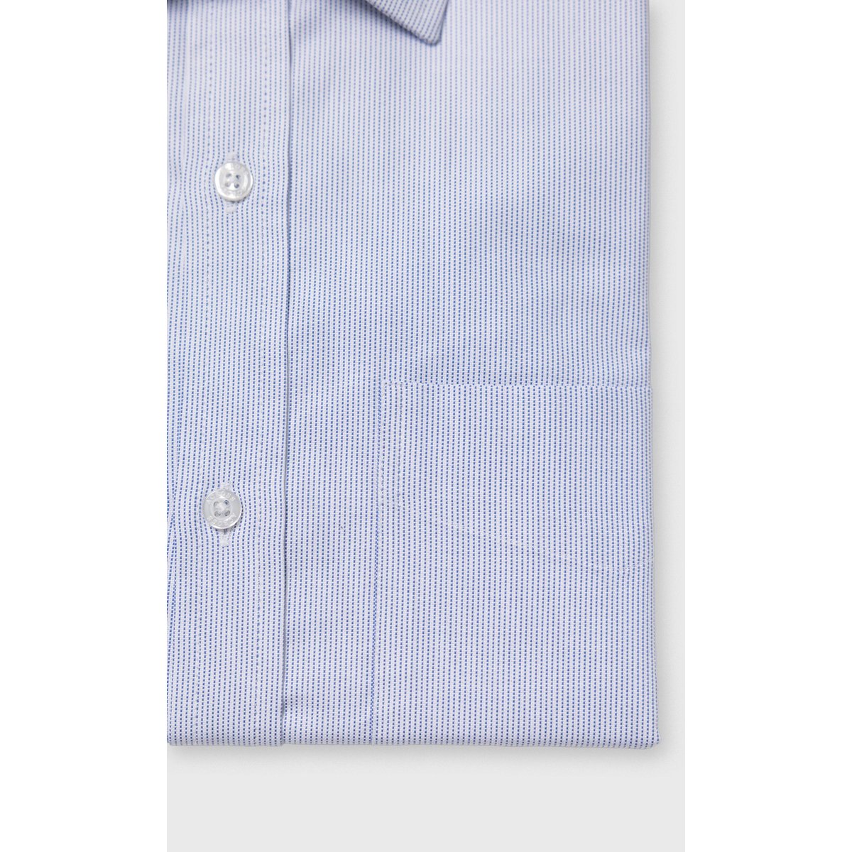 Chemise Confort fit à micro-motif bleu ciel, ACROSS