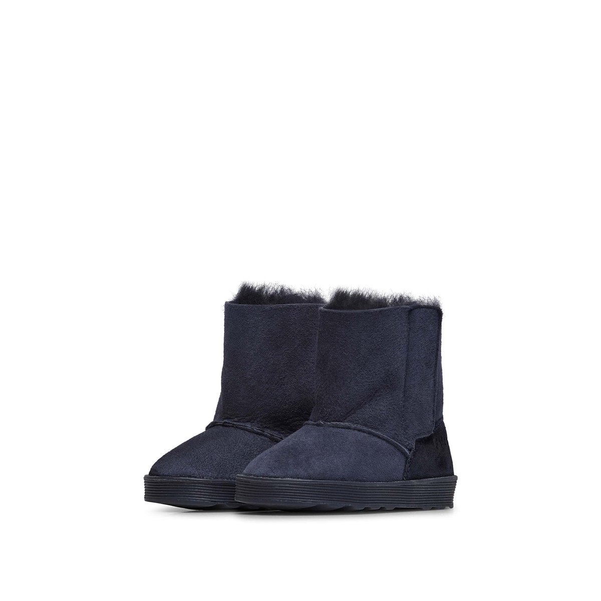 Bottines en suède KURL marine, FALCOTTO