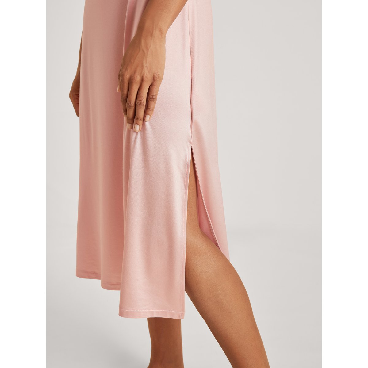 Chemise de nuit, longueur 120cm, Cradle to Cradle Certified® sans manches Viscose 100% NATURE ROMANCE rose pêche, CALIDA