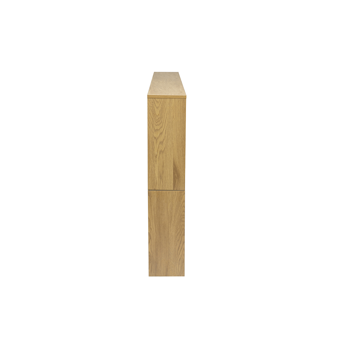 Tête de lit avec rangements finition bois chêne L170 cm SELENE chêne clair, MILIBOO