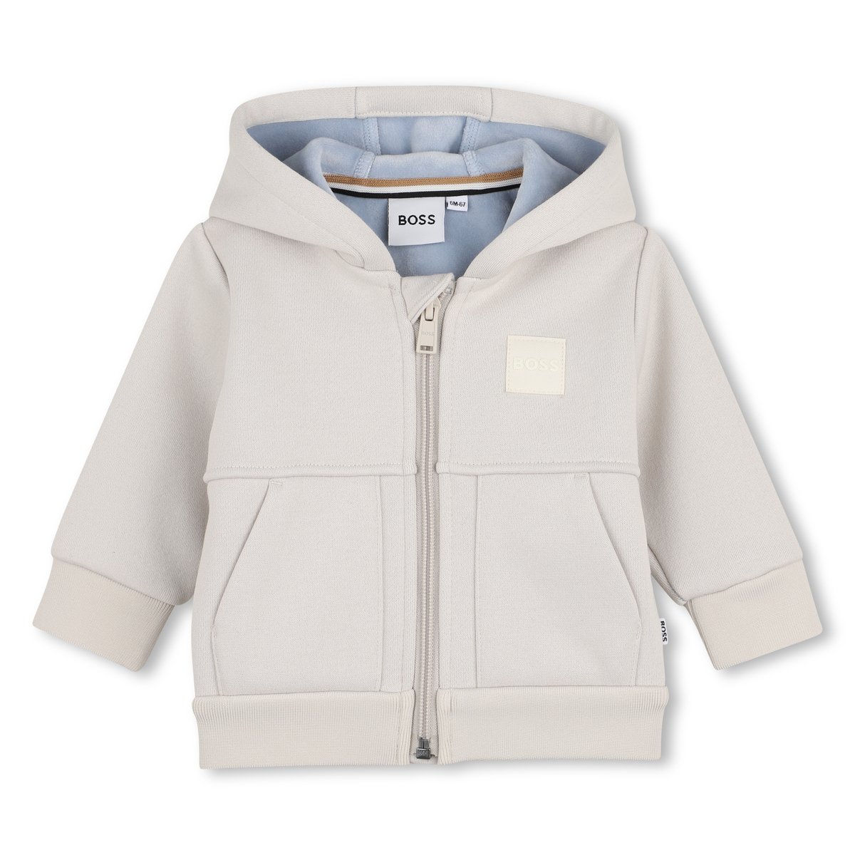 Ensemble cardigan et pantalon ecru puce, BOSS KIDSWEAR
