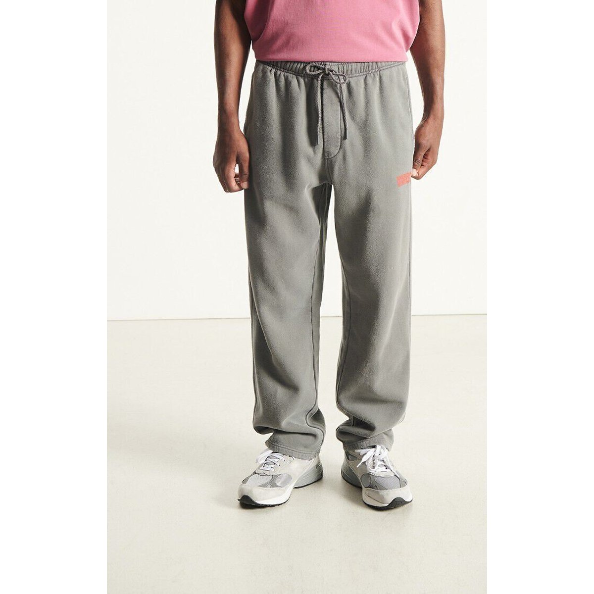 Trainingsbroek, PLIZZY mêlee donkergrijs, AMERICAN VINTAGE
