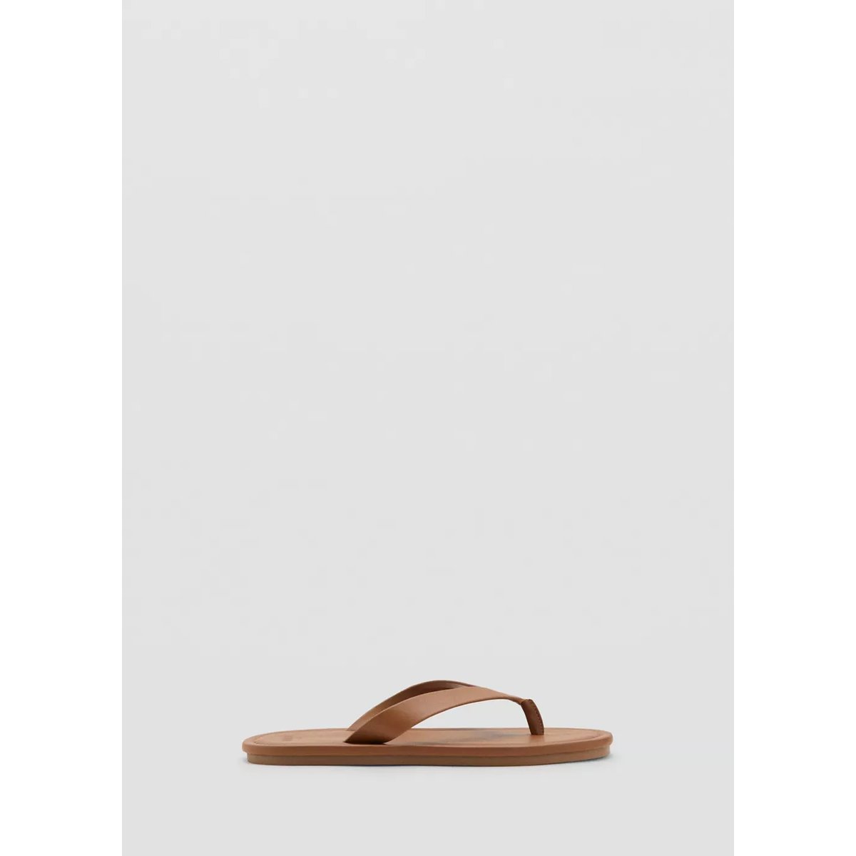 Sandales à lanières cuir marron moyen, MANGO MAN