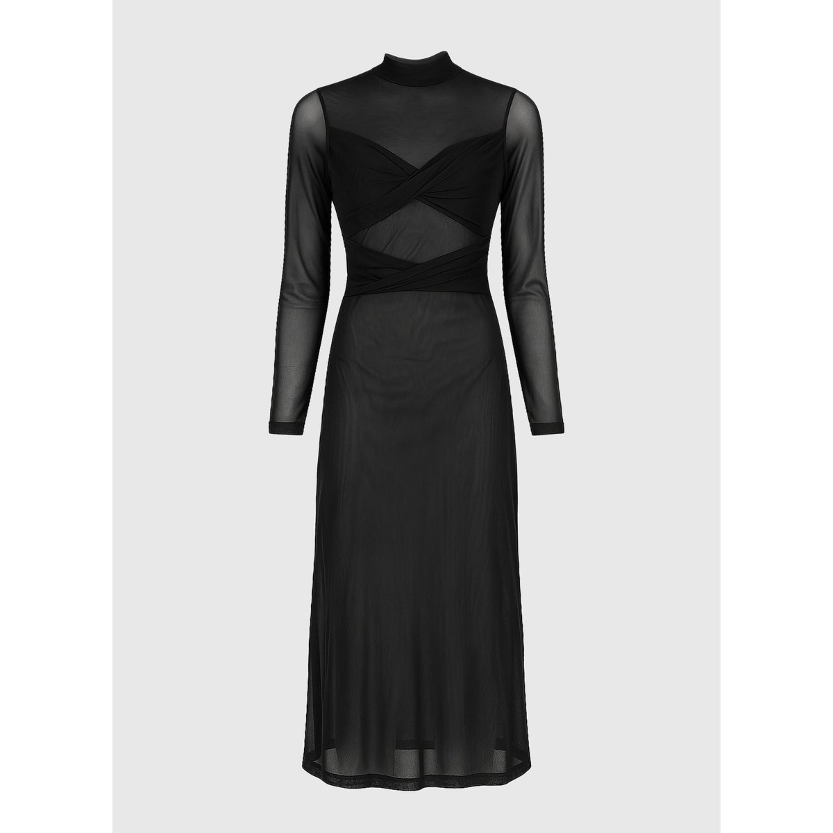 Robe Midi EBASILE noir, AN'GE