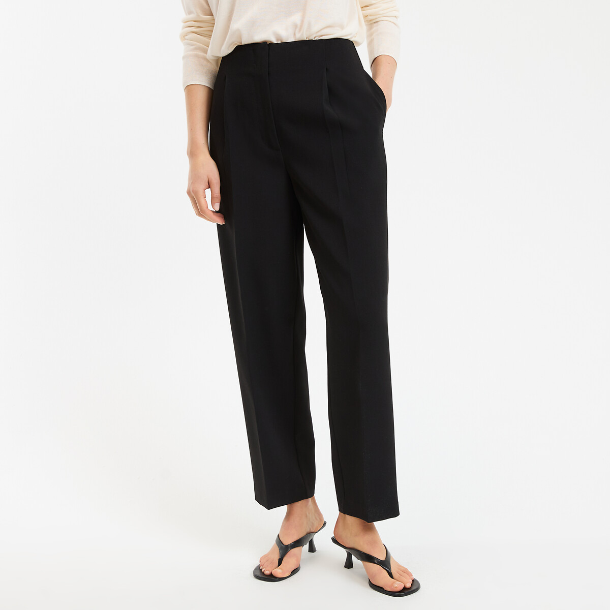 Pantalon cigarette noir, LA REDOUTE COLLECTIONS