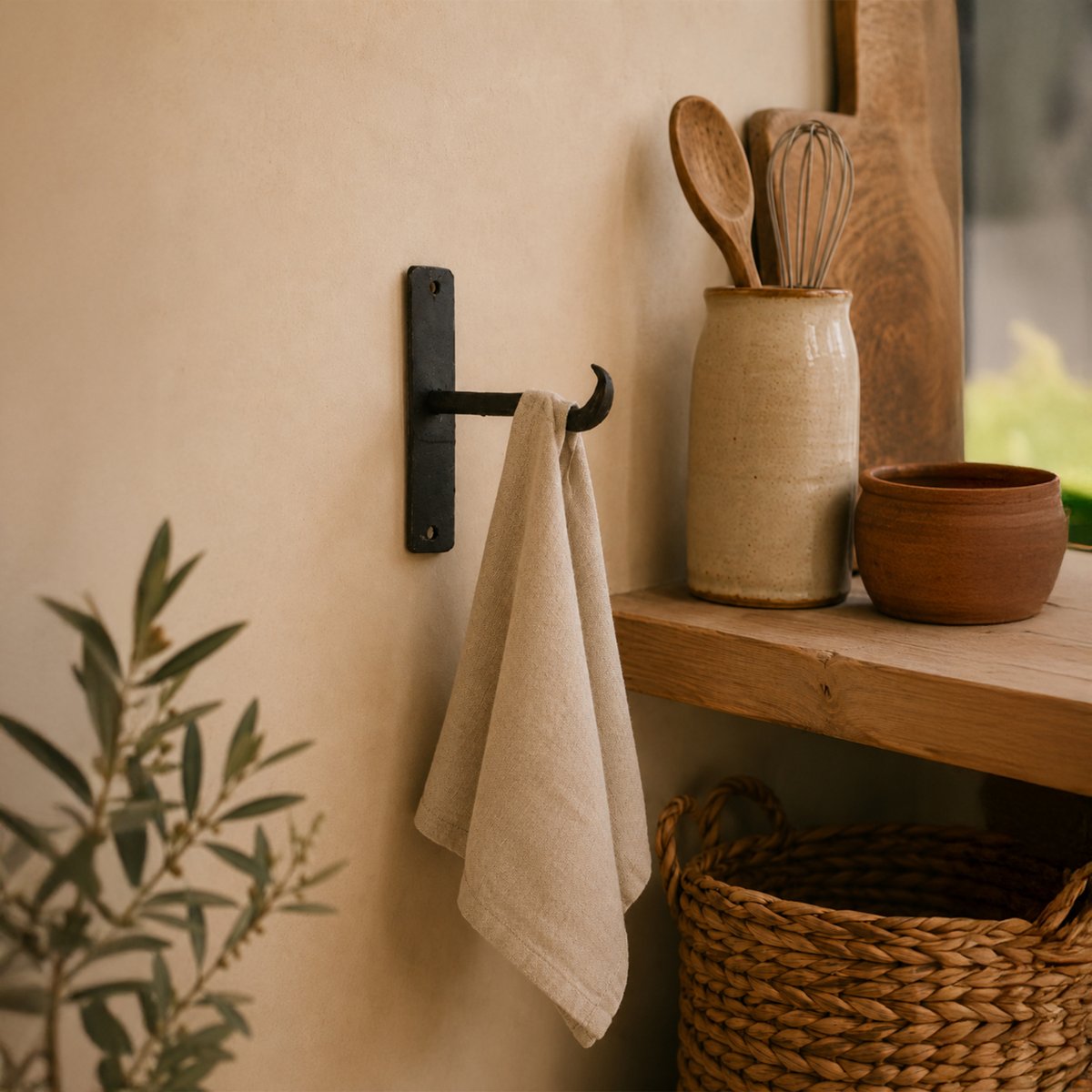 Potence petit crochet -  LOJI noir, HOME MAISON