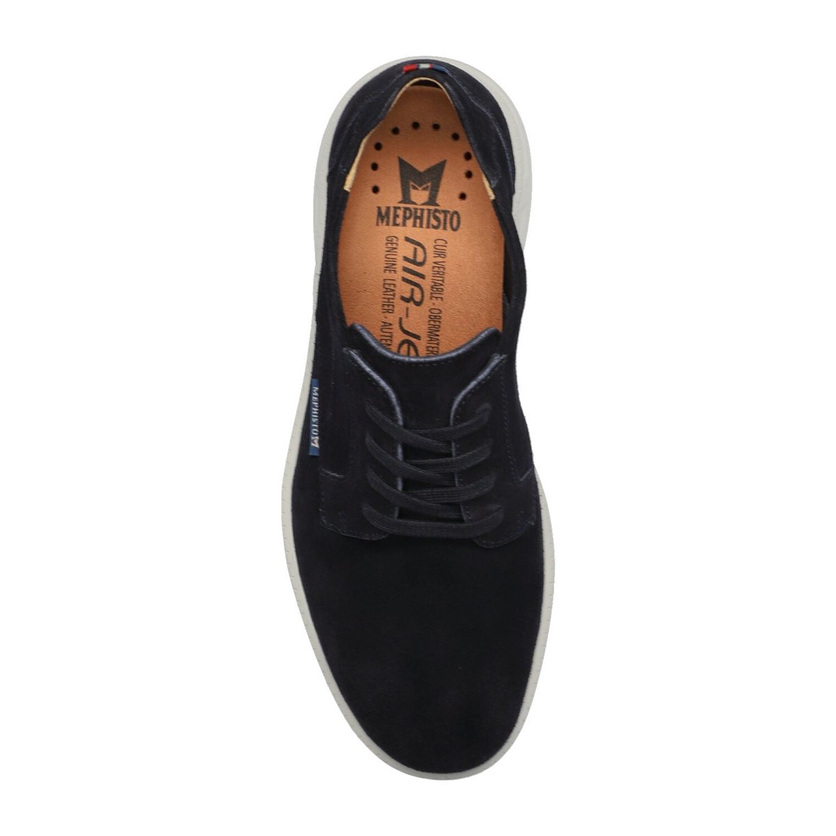 Derbies en cuir JORIS bleu 514, MEPHISTO