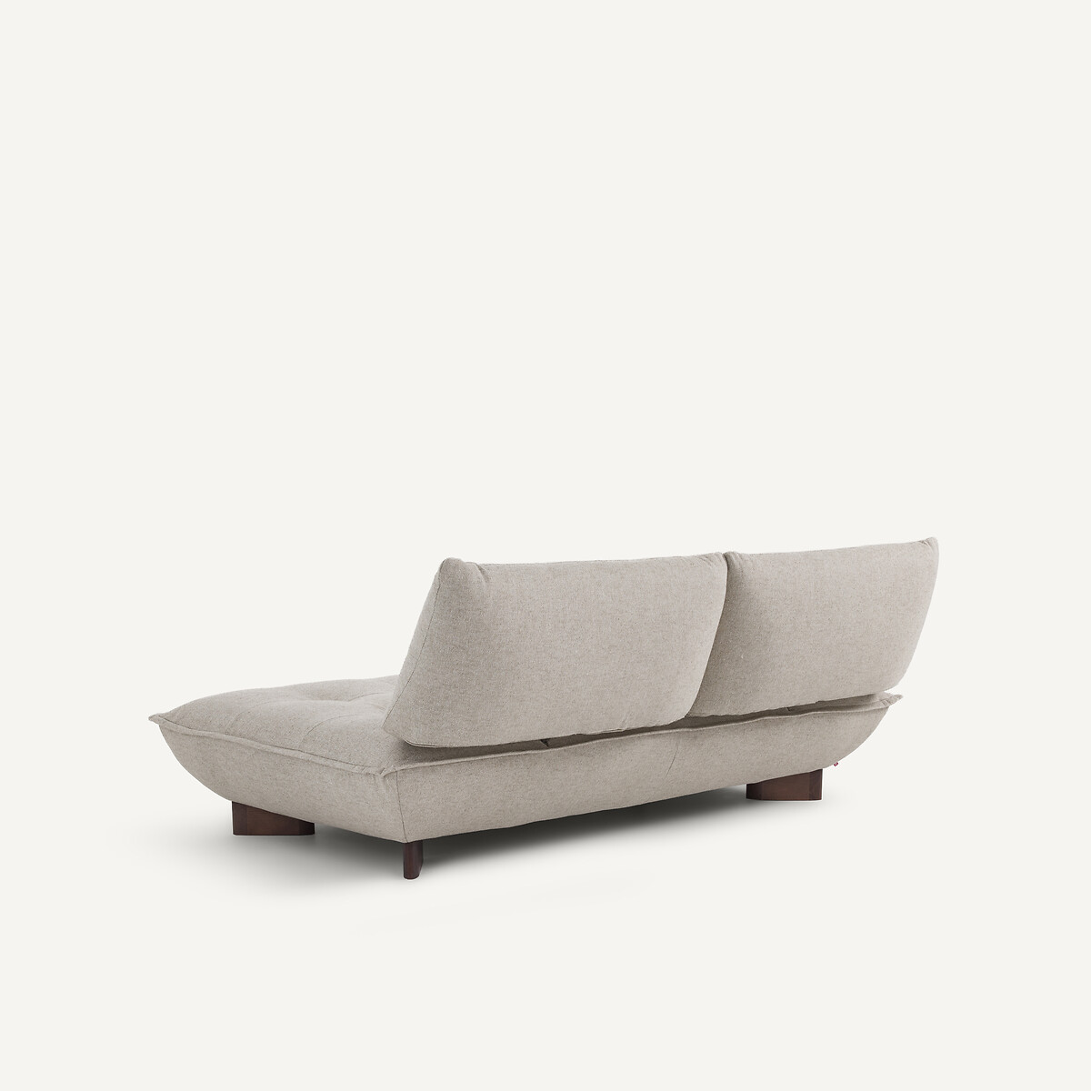 Banquette modulable en texturé viscose et lin, KAORI naturel, AM.PM