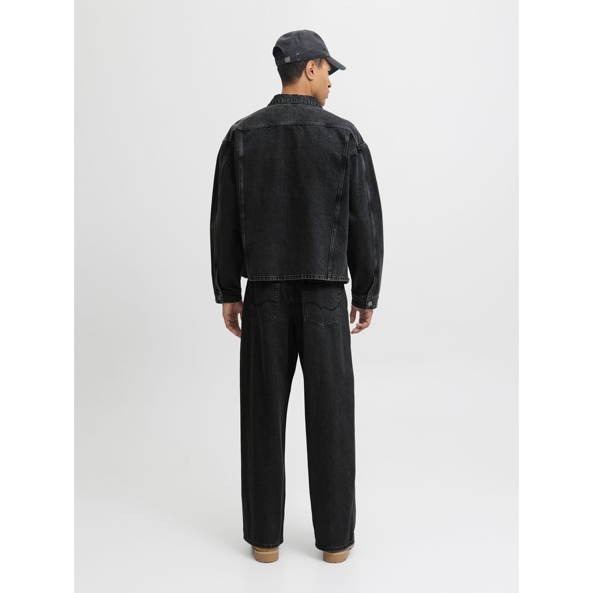 Jean À Coupe Wide black denim, JACK & JONES