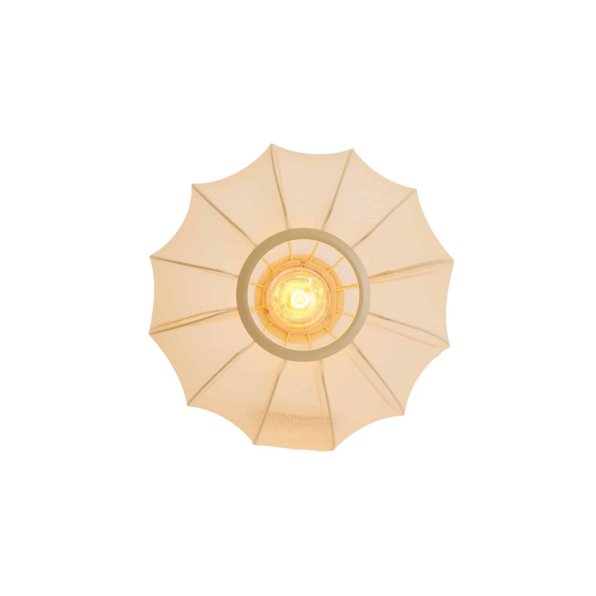 Plafonnier Textiles PLUMALIA sable, LIGHT & LIVING 