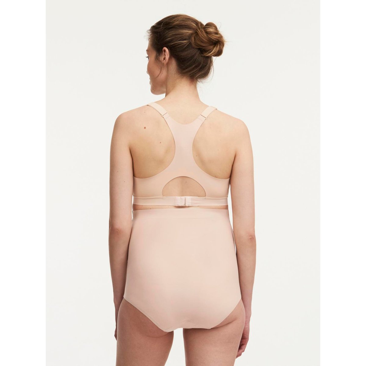 Soutien-gorge sans armature grossesse et allaitement PURE MATERNITY beige doré, CHANTELLE