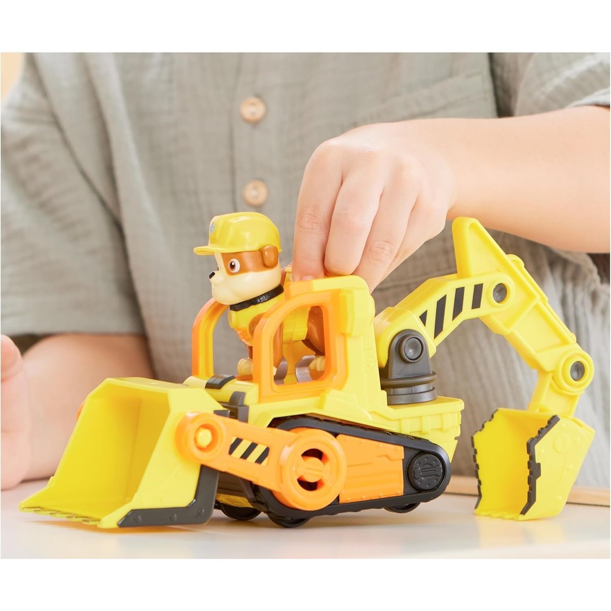 Rubble & Crew - Véhicule Rubble solide jaune, SPIN MASTER