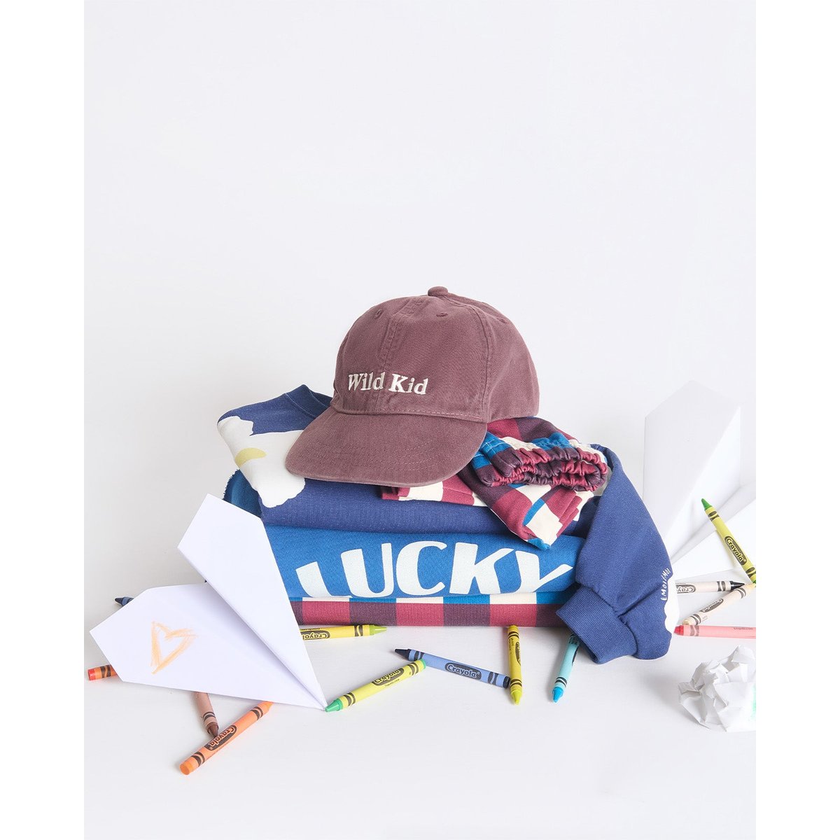 Sweat Lucky is to have you en coton bio bleu workshop, EMOI EMOI