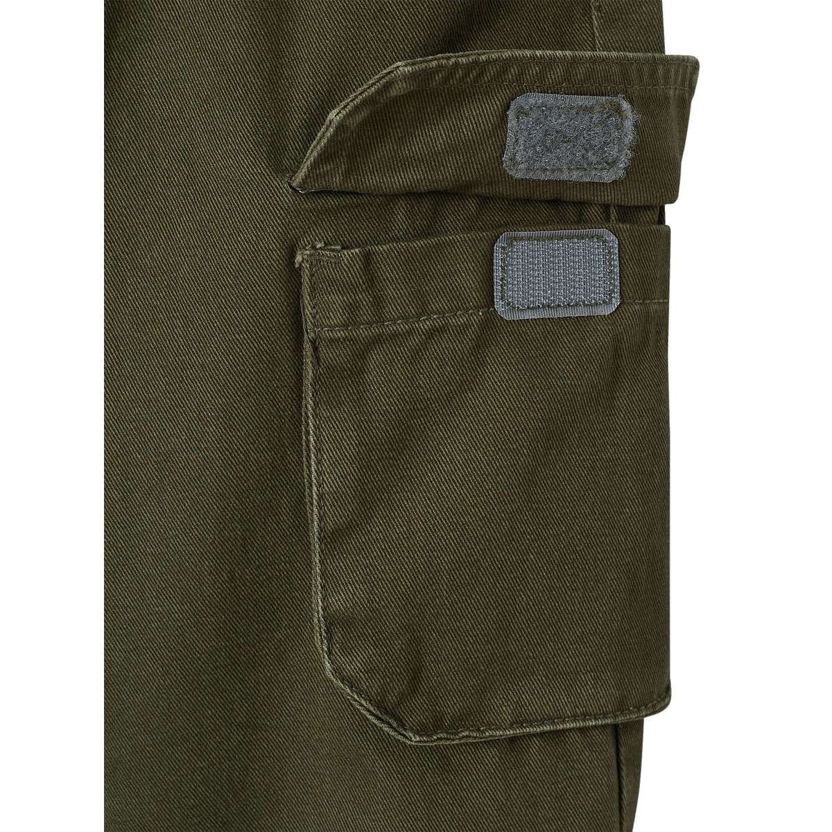 Pantalon battle doublé facile à enfiler kaki, VERTBAUDET