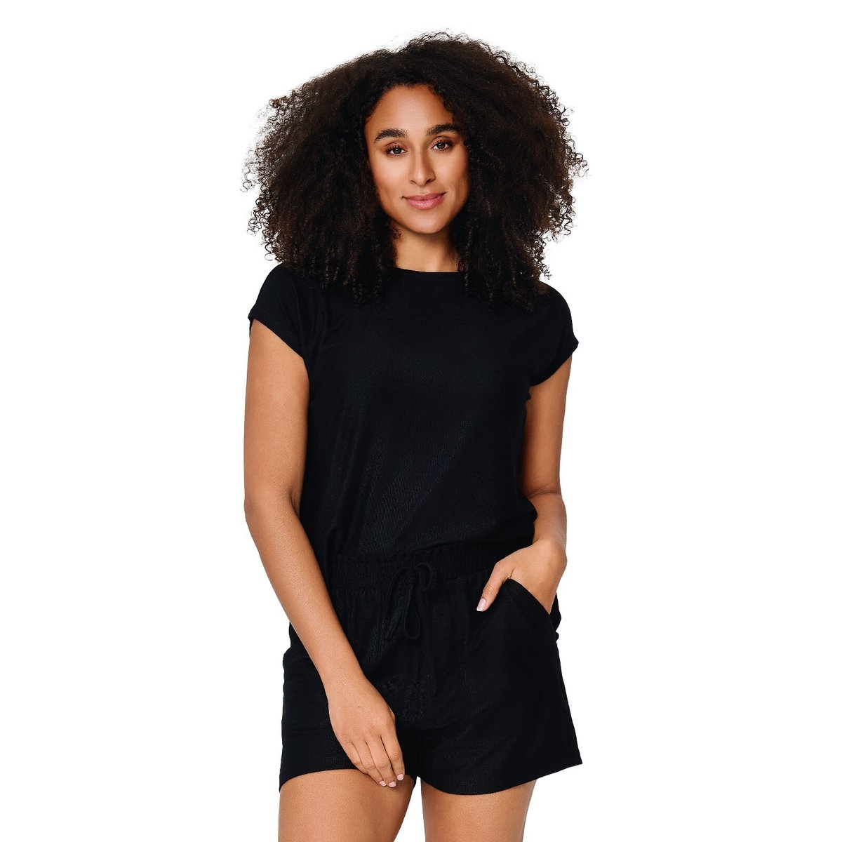 Ensembloe & shorts noir, LINGADORE