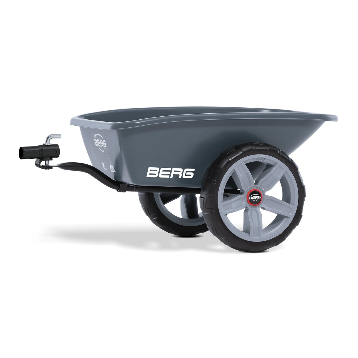 Remorque Trailer M pour kart à pédale Reppy gris, BERG TOYS