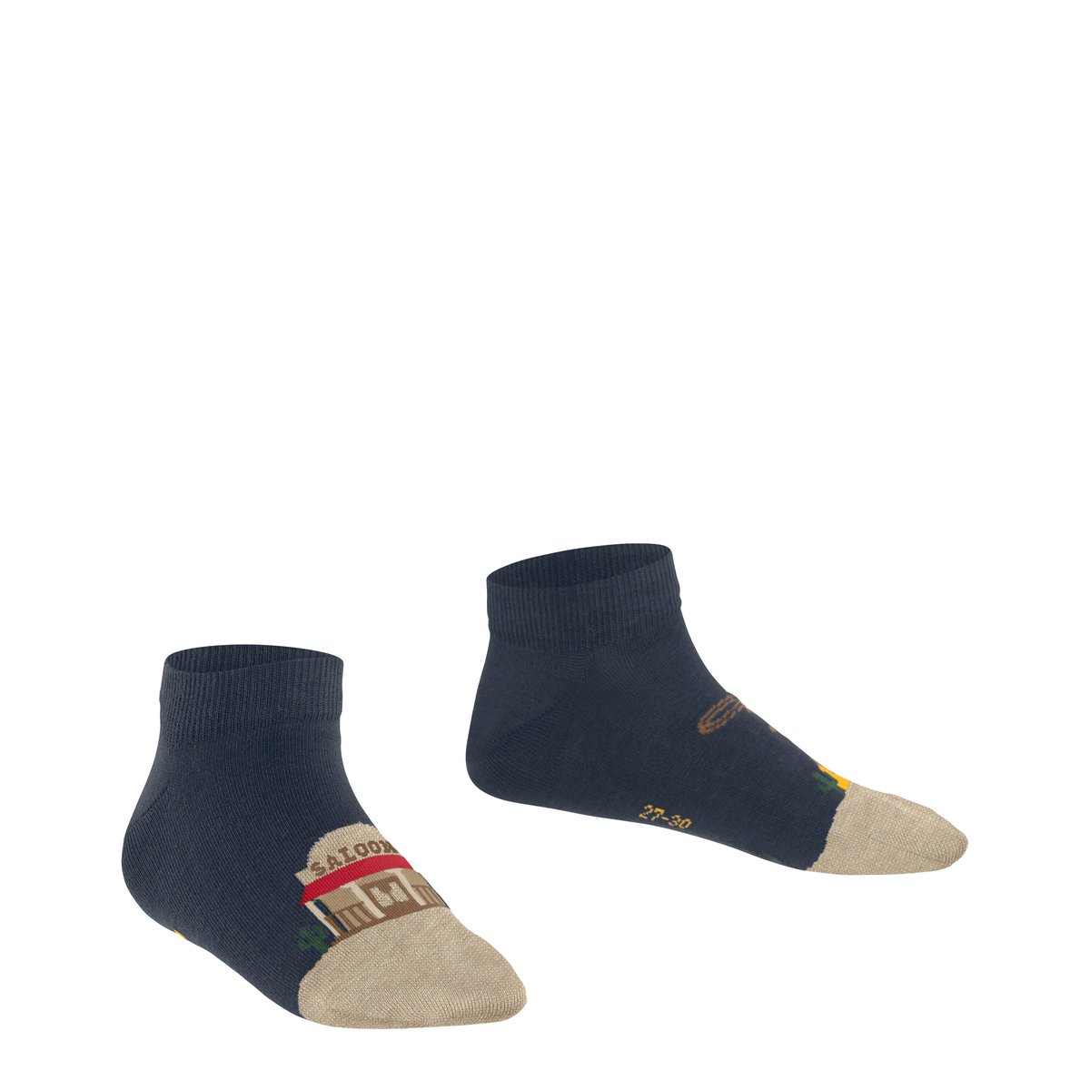 Socquettes Wild West space bleu, FALKE