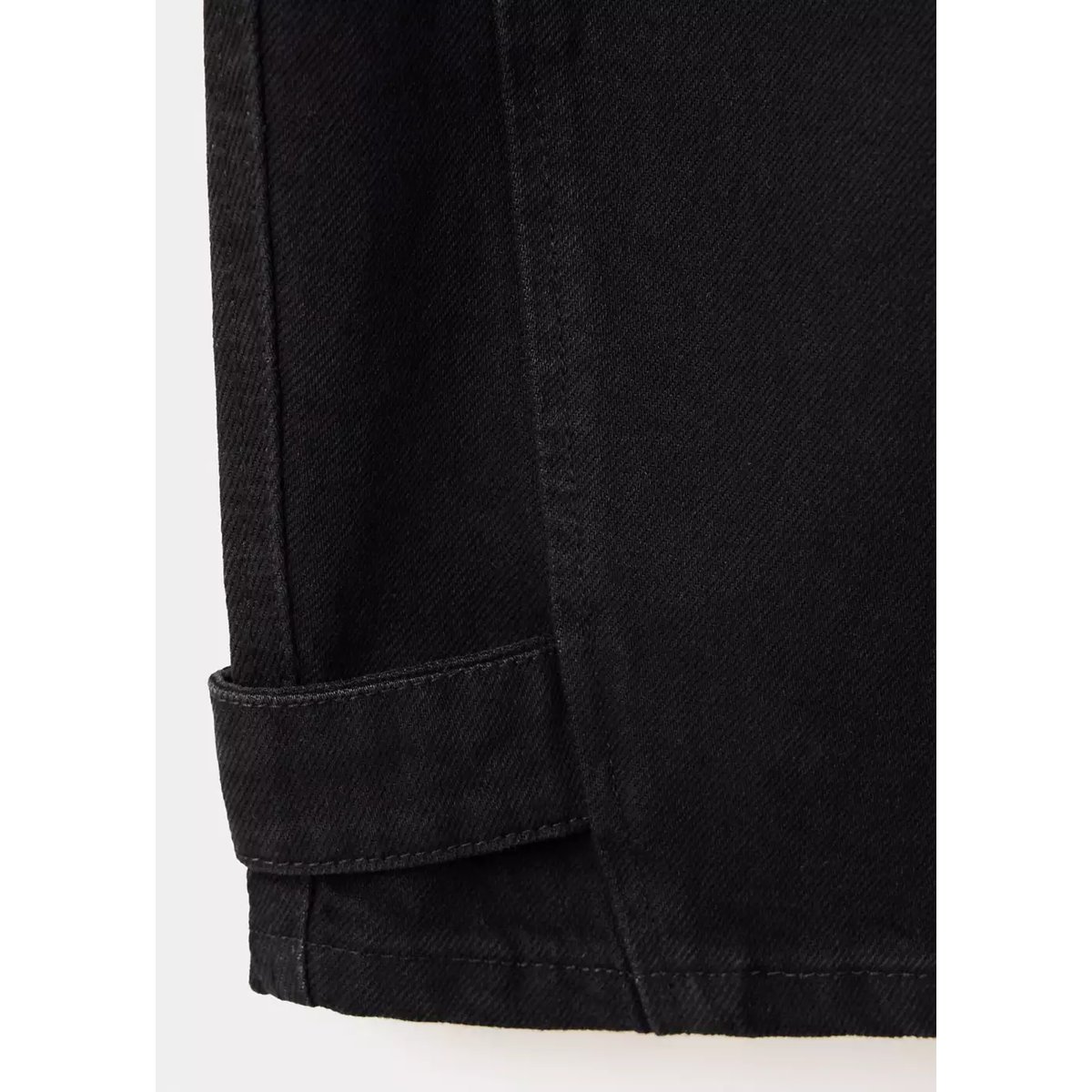 Jean balloon taille normale black denim, MANGO