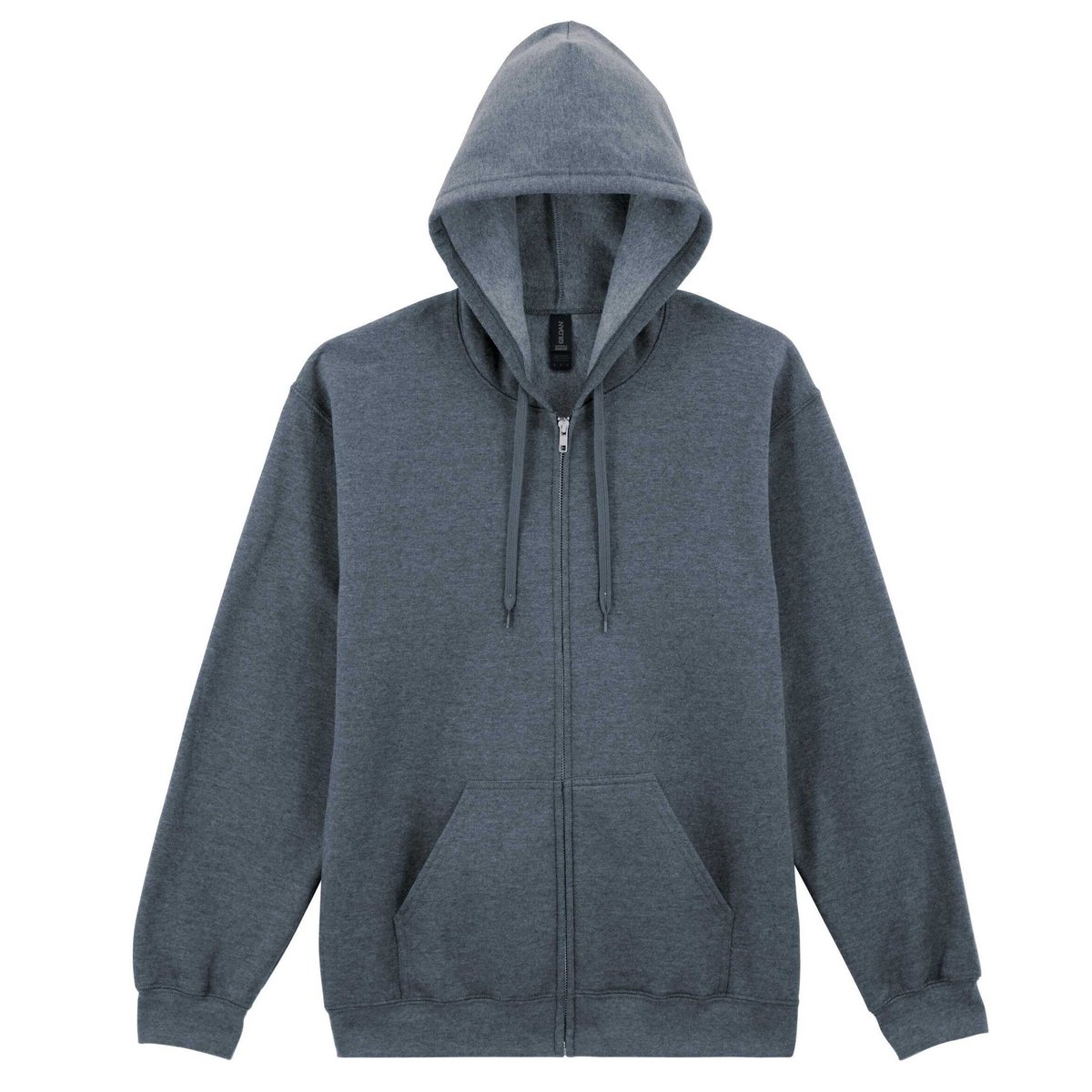 Veste à capuche gris chiné, GILDAN